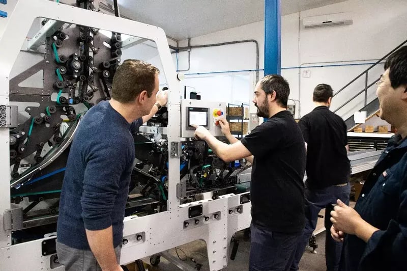 IMPACK Packaging MFA Batch inverter assembled at IMPACK Packaging
